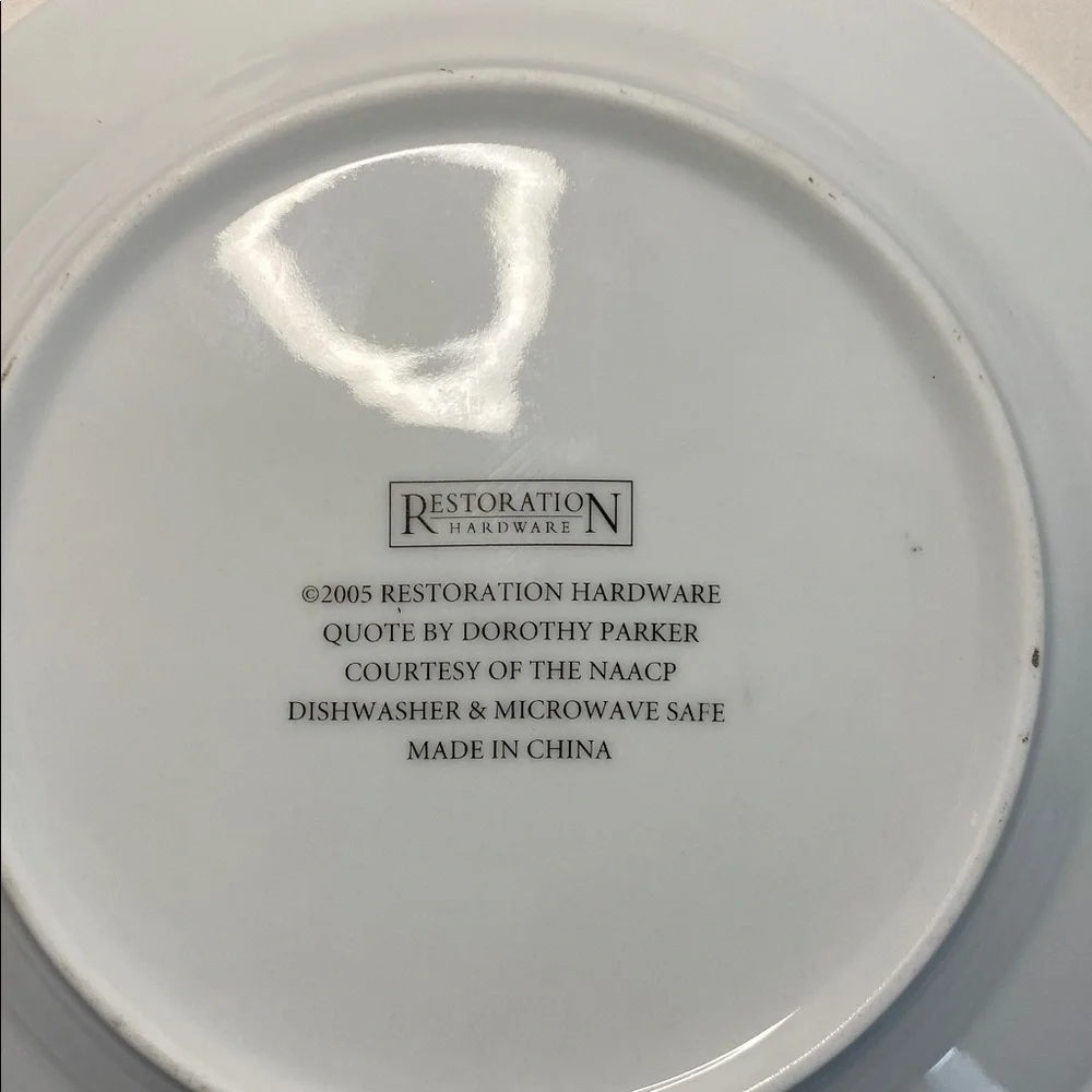 Vintage Restoration Hardware Martini Plates 7”
